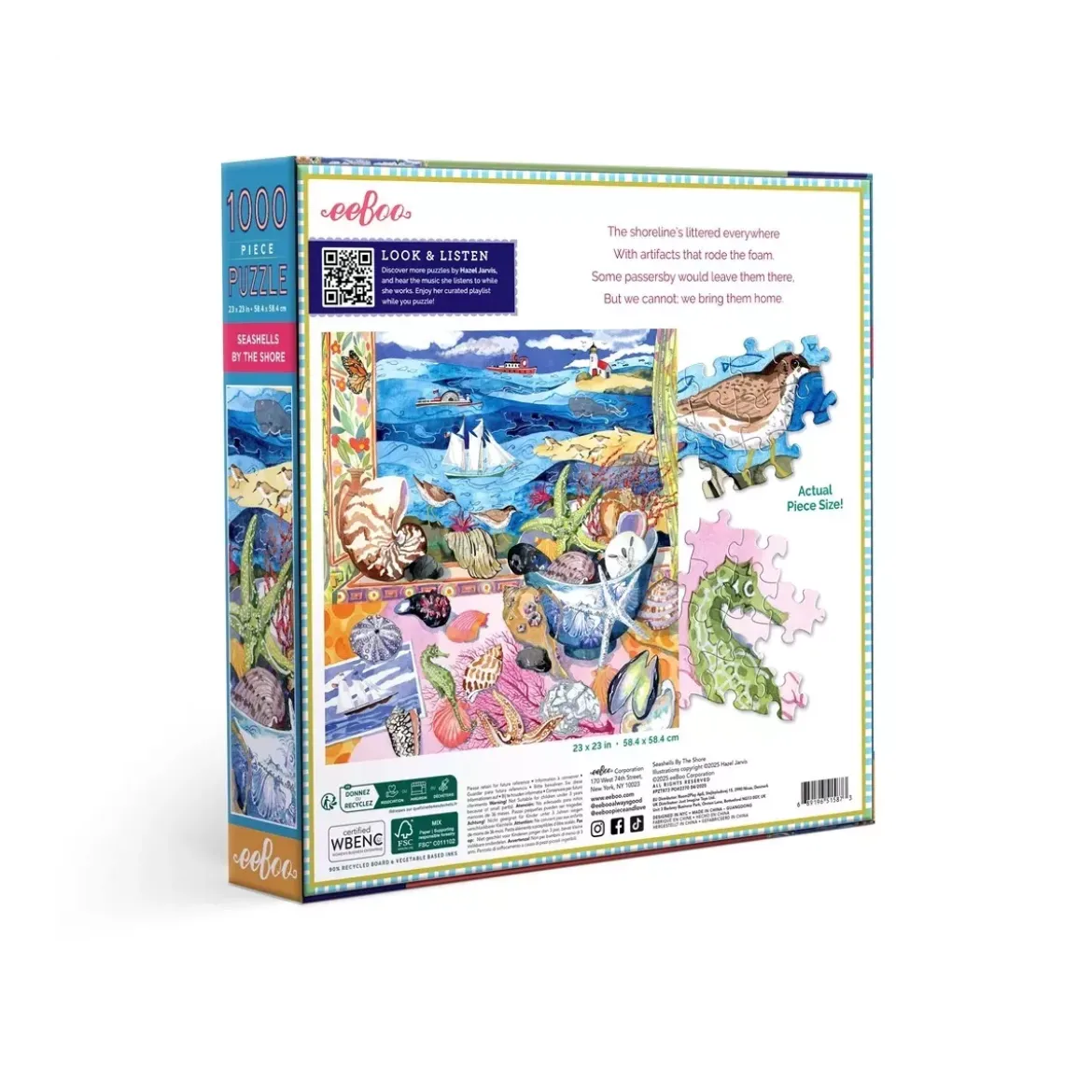 Puzzle Seashells by the Shore - 1000 pièces