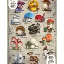 Puzzle Signature - Xavier Collette - Dracofungus : Taxonomic - 1000 pièces