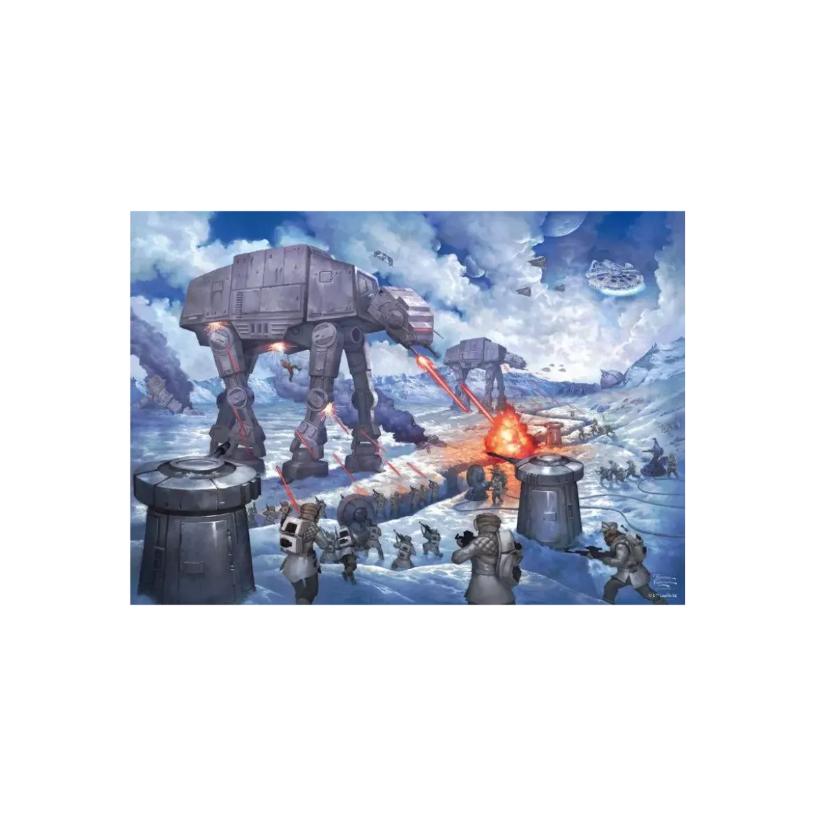 Puzzle Star Wars La Bataille de Hoth - 1000 pièces