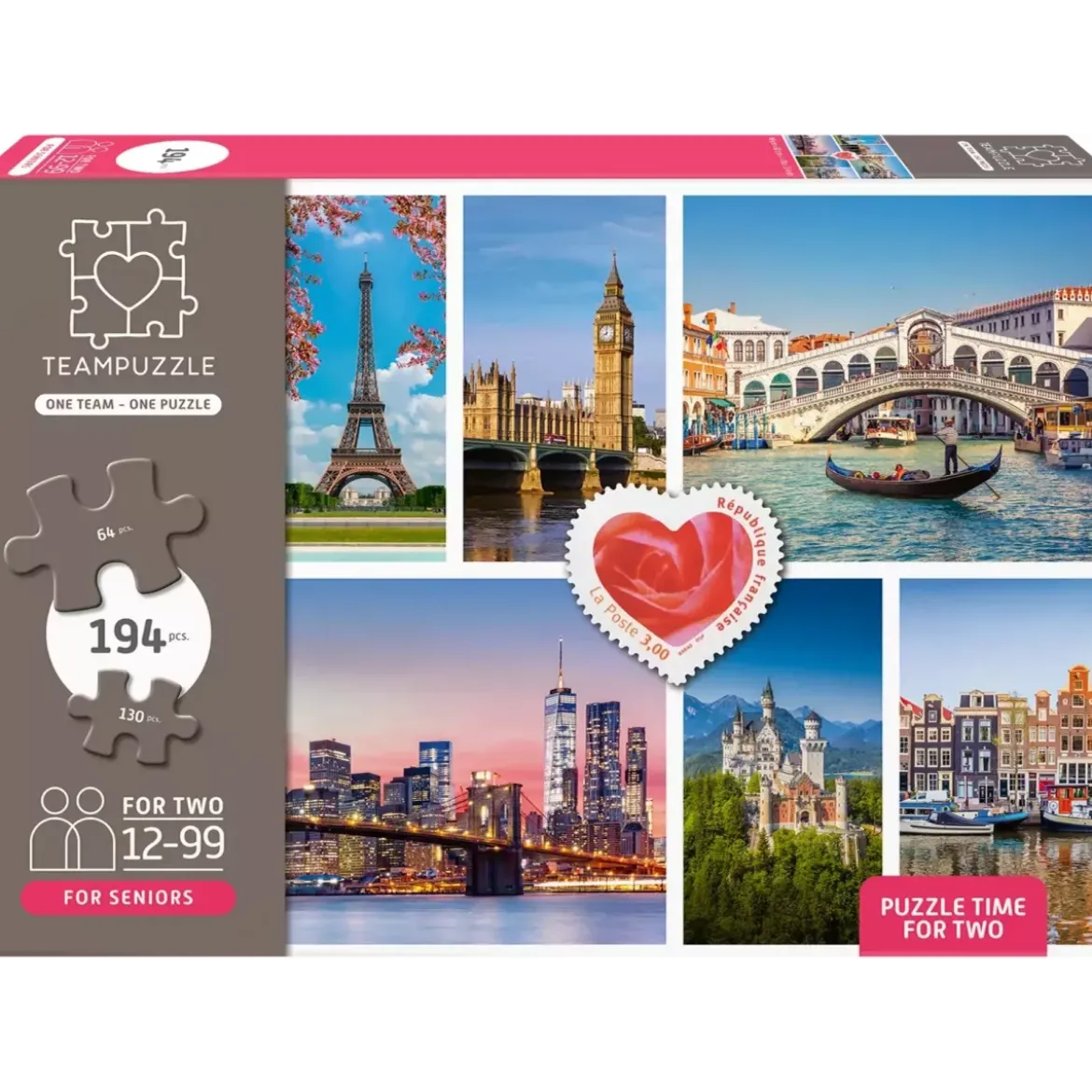 Puzzle Teampuzzle : City Trips - 1000 pièces
