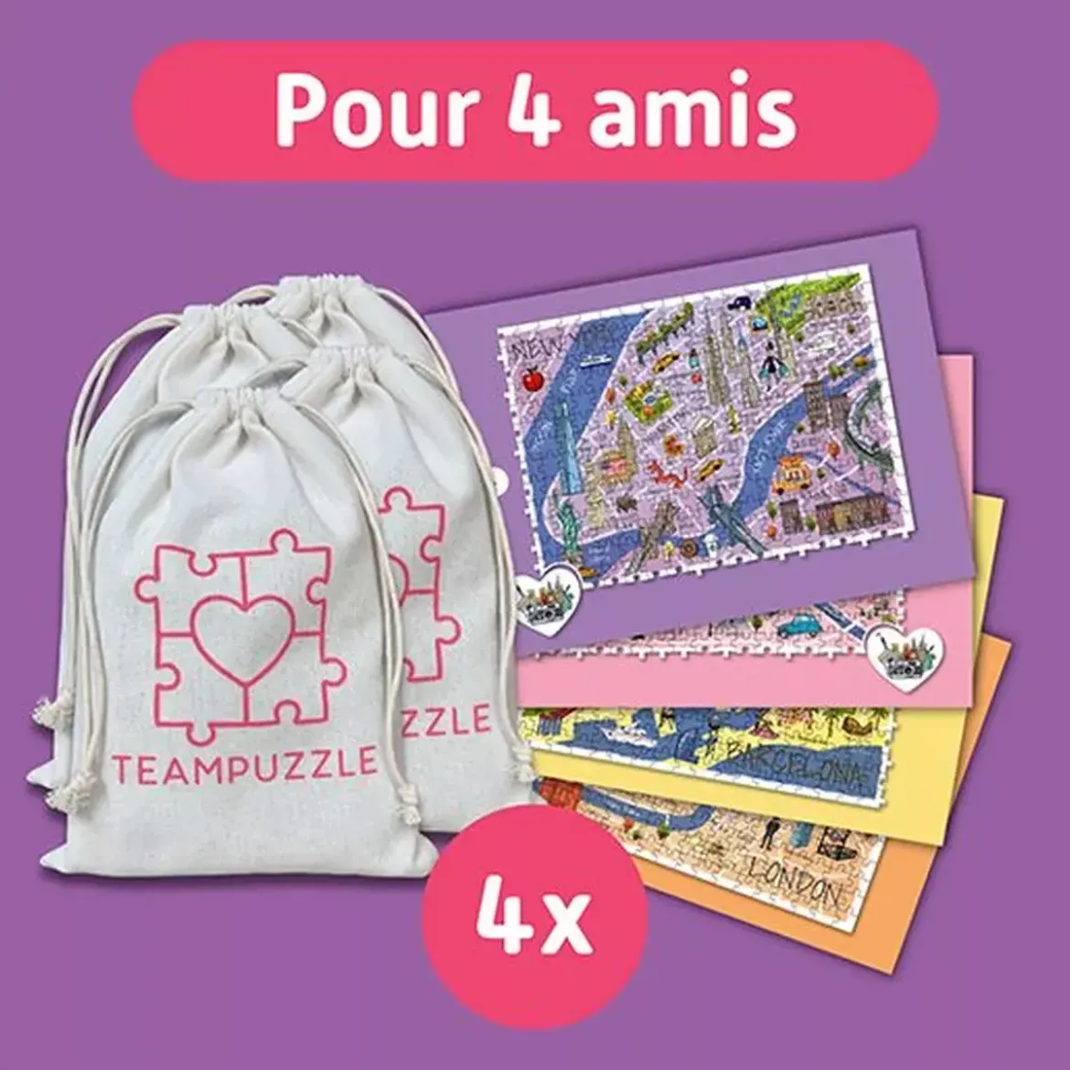 Puzzle Teampuzzle : City Trips - 1000 pièces