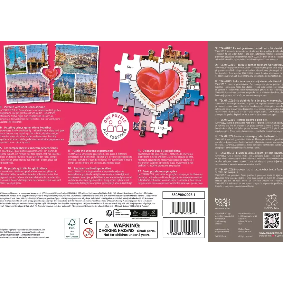 Puzzle Teampuzzle : City Trips - 1000 pièces