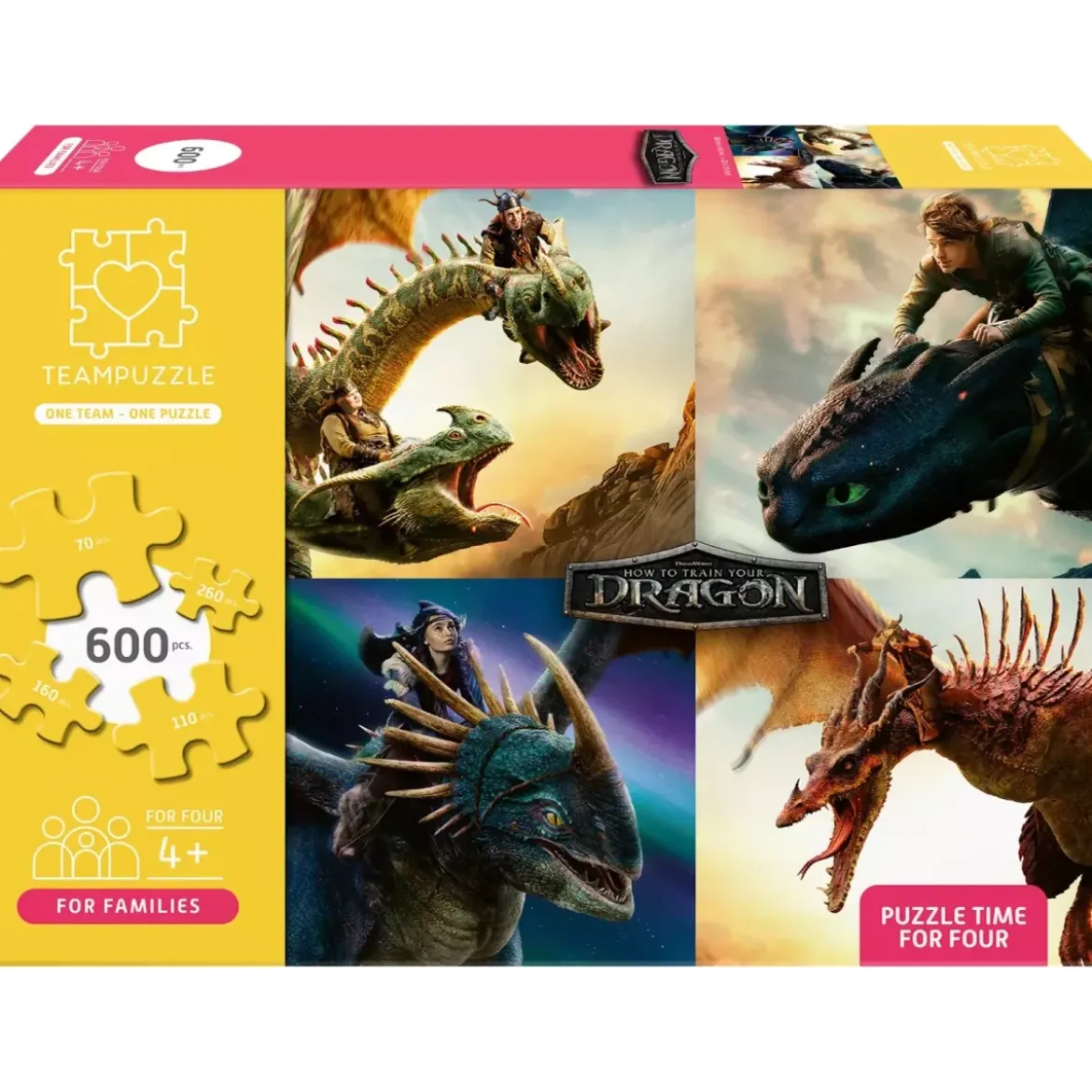 Puzzle Teampuzzle : Dragon - 600 pièces