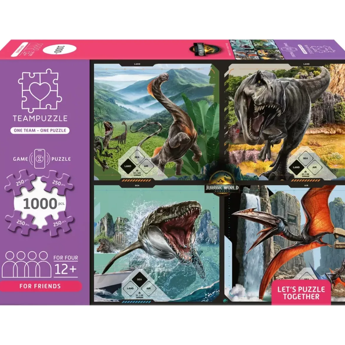 Puzzle Teampuzzle : Jurassic World - 1000 pièces