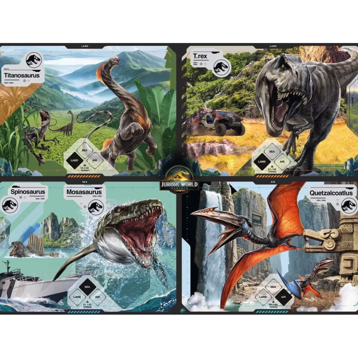 Puzzle Teampuzzle : Jurassic World - 1000 pièces