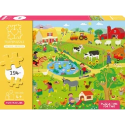 Puzzle Teampuzzle : À la ferme - 194 pièces