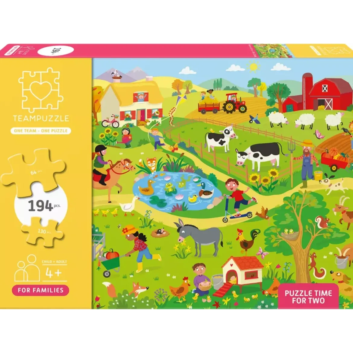 Puzzle Teampuzzle : À la ferme - 194 pièces