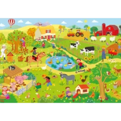 Puzzle Teampuzzle : À la ferme - 194 pièces