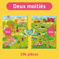 Puzzle Teampuzzle : À la ferme - 194 pièces