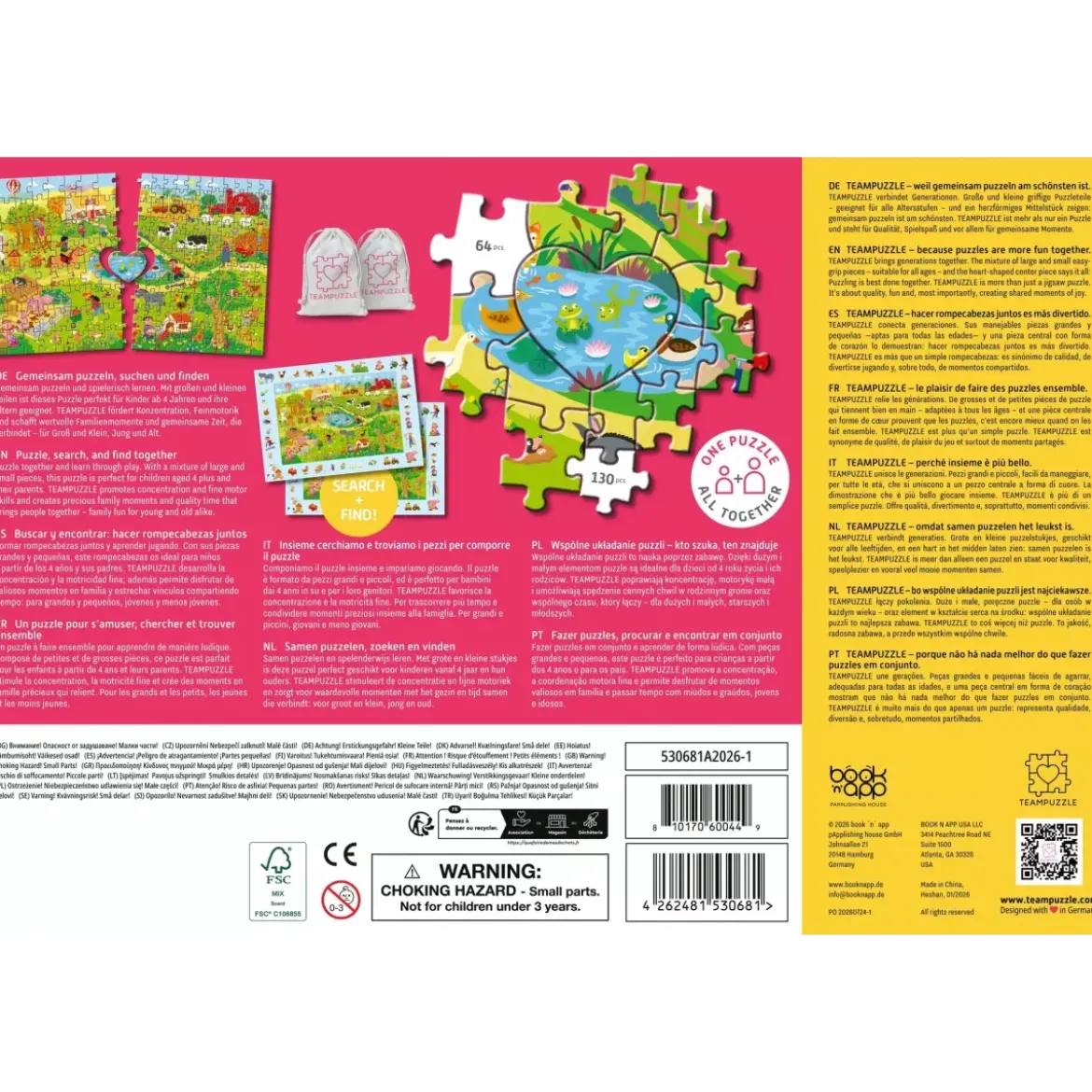 Puzzle Teampuzzle : À la ferme - 194 pièces
