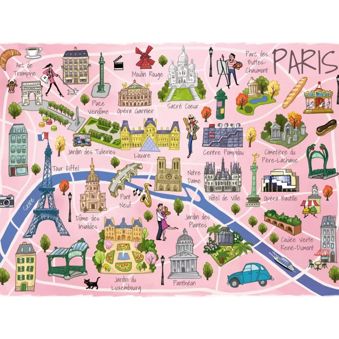 Puzzle Teampuzzle : Paris - 1000 pièces
