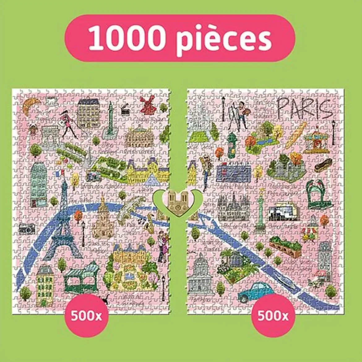 Puzzle Teampuzzle : Paris - 1000 pièces