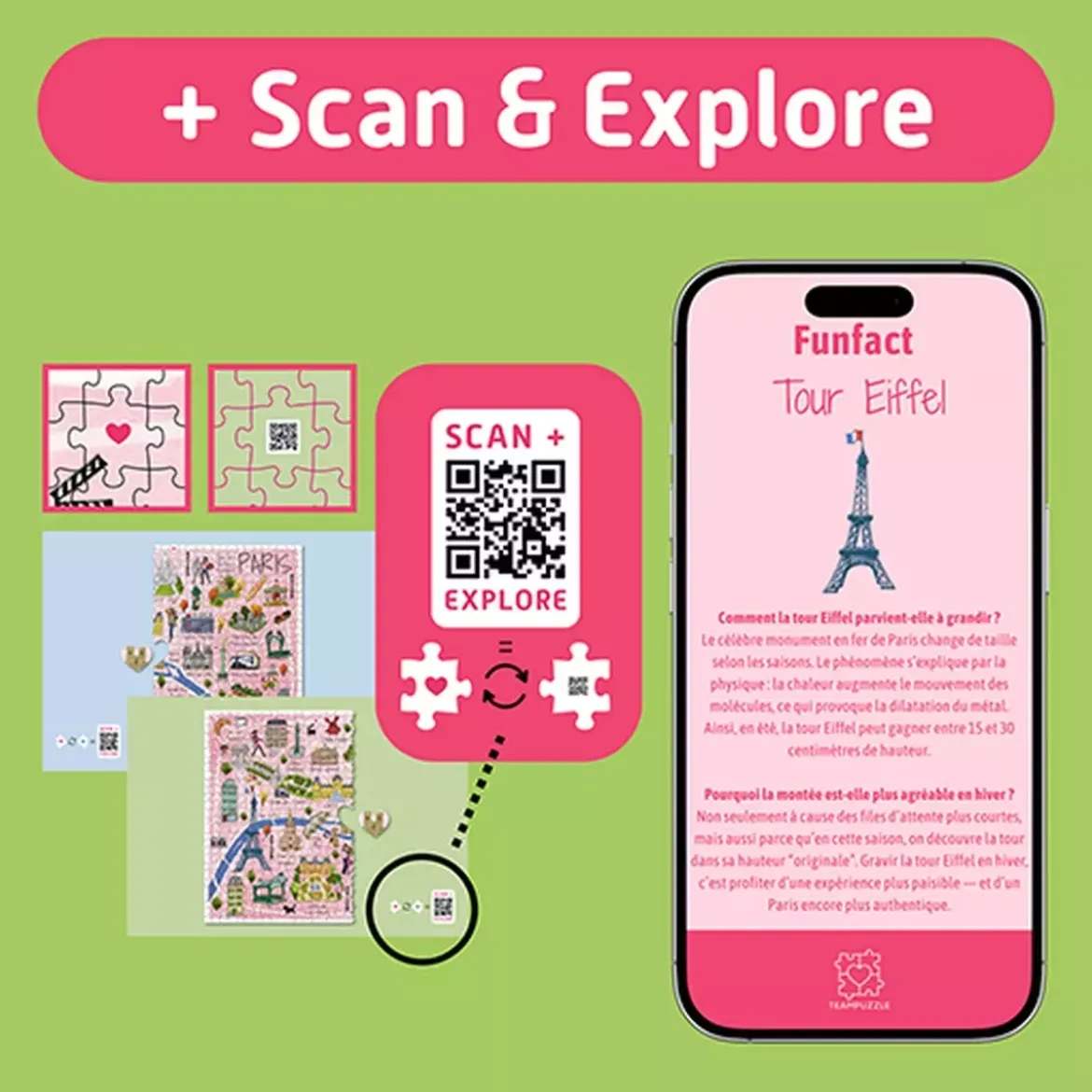 Puzzle Teampuzzle : Paris - 1000 pièces