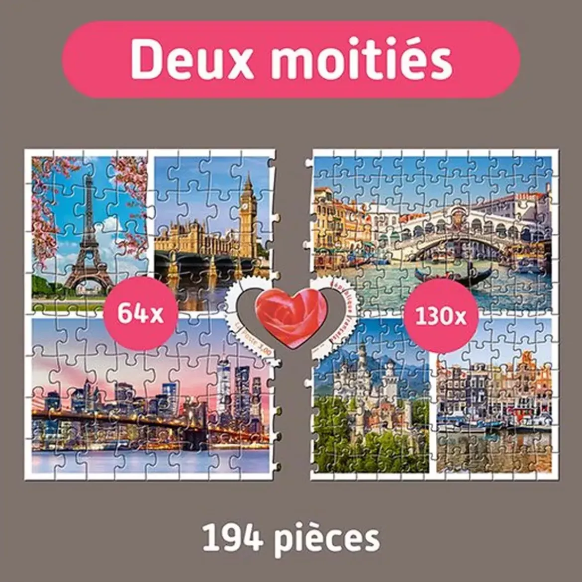 Puzzle Teampuzzle : Villes - 194 pièces