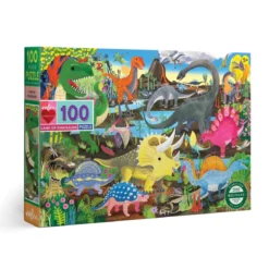 Puzzle Terre des Dinosaures - 100 pièces