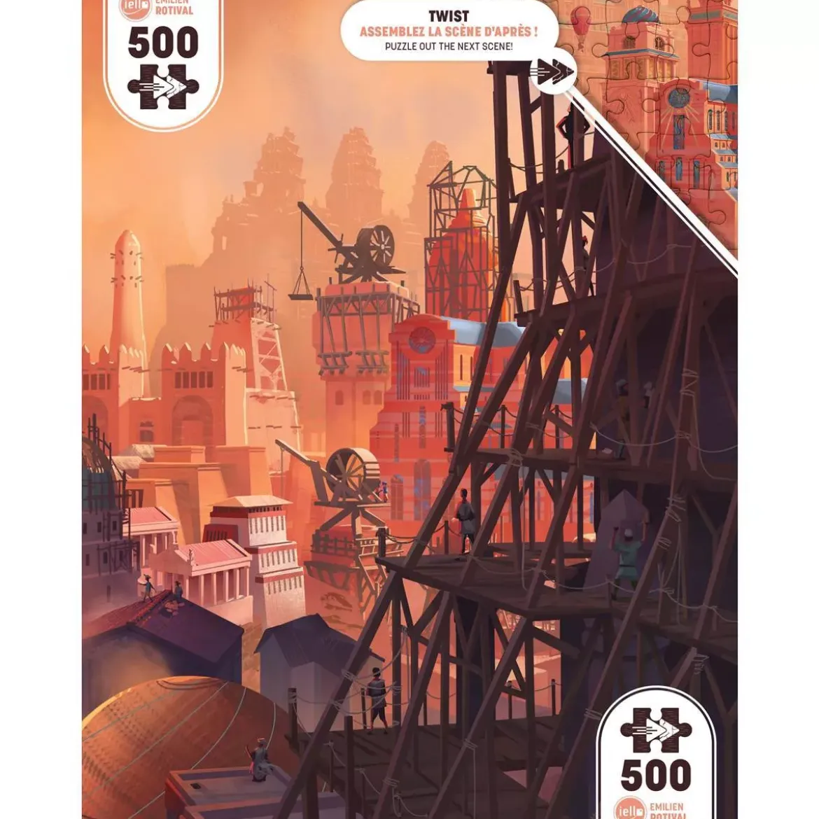 Puzzle Twist Ancient City - 500 pièces