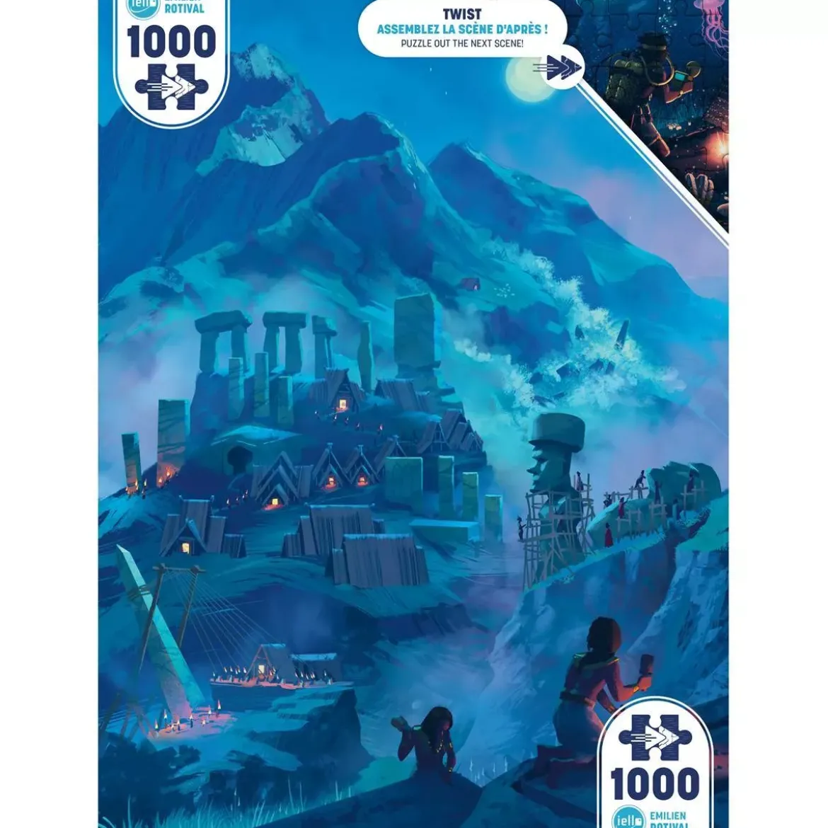 Puzzle Twist Ancient Mégalith - 1000 pièces