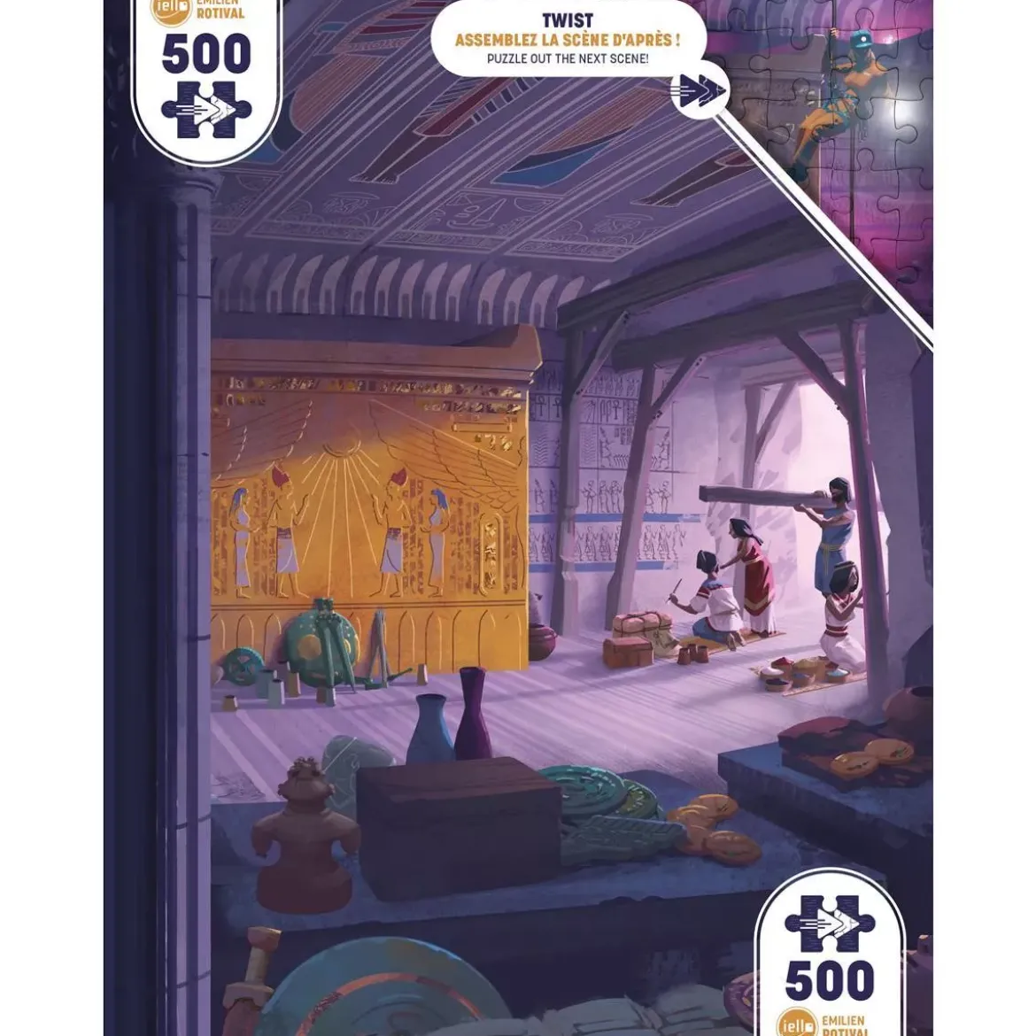 Puzzle Twist Ancient Tomb - 500 pièces