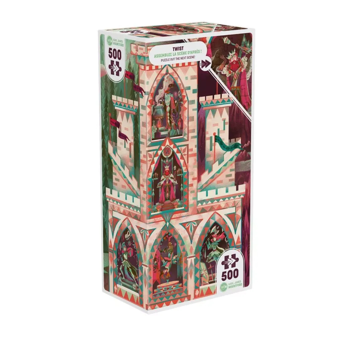 Puzzle Twist Visite Royale - 500 pièces