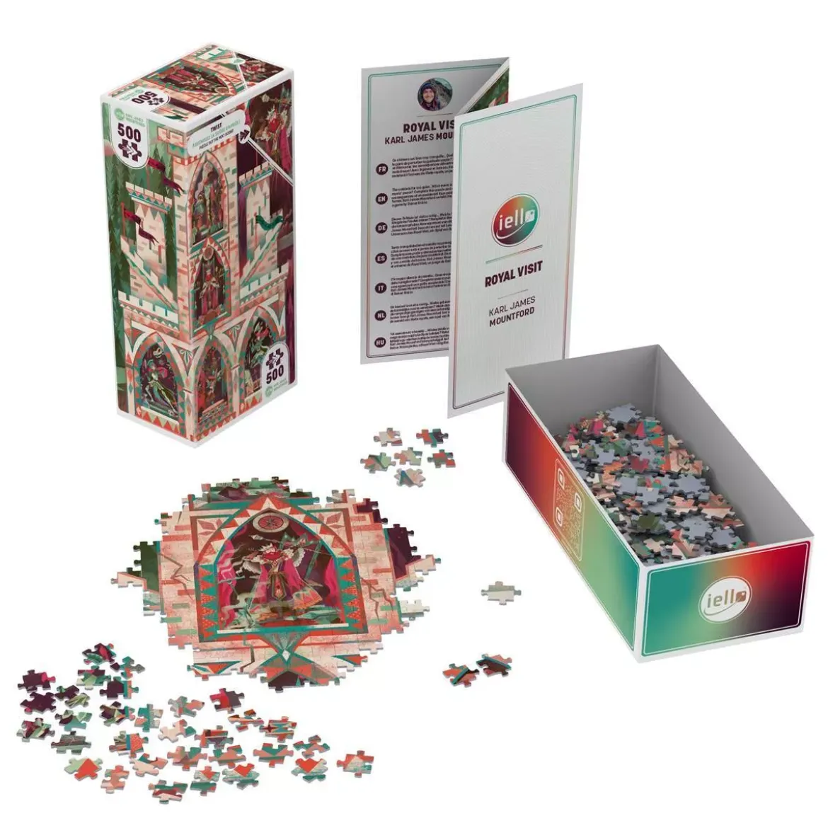 Puzzle Twist Visite Royale - 500 pièces