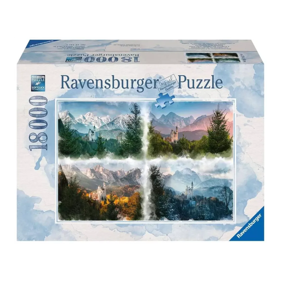 Puzzle Un Château au fil des Saisons - 18000 pièces