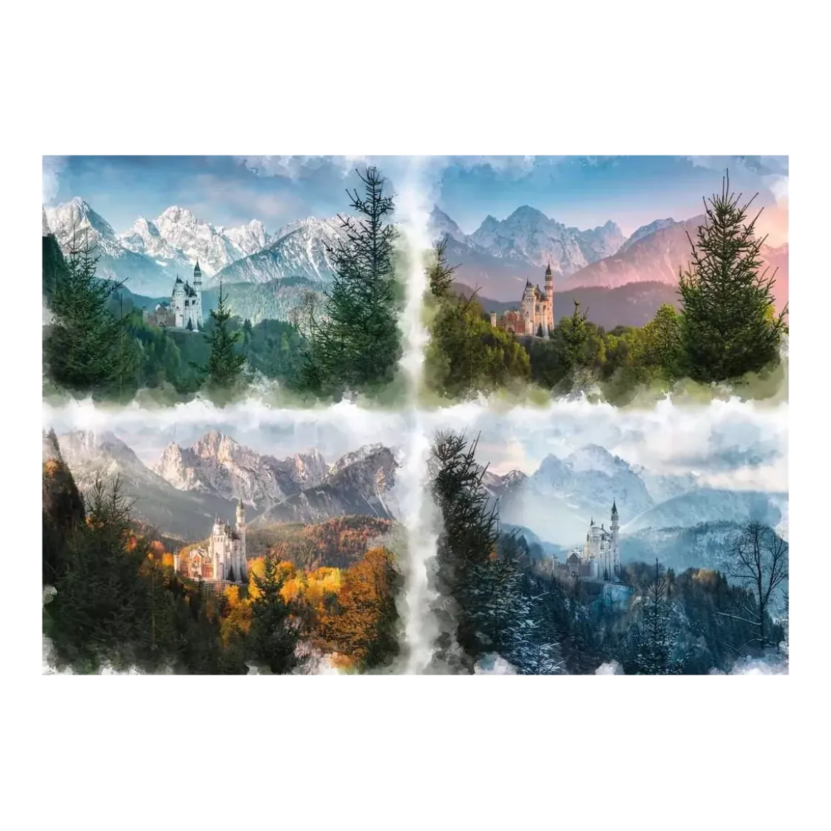 Puzzle Un Château au fil des Saisons - 18000 pièces