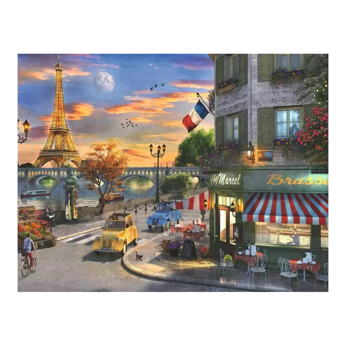 Puzzle Une soirée Romantique à Paris - 2000 pièces