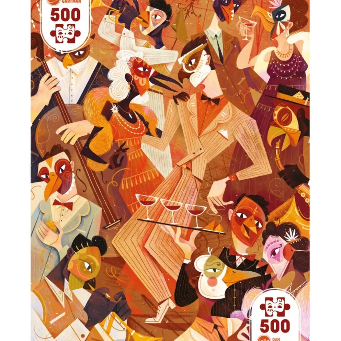 Puzzle Universe Jazz Masks - 500 pièces