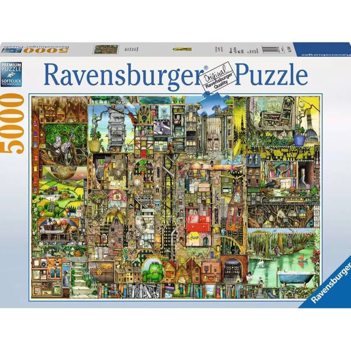 Puzzle Ville Bizarre - 5000 pièces