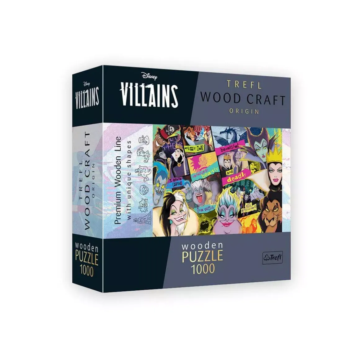 Puzzle Wood Craft Disney Villains - 1000 pièces