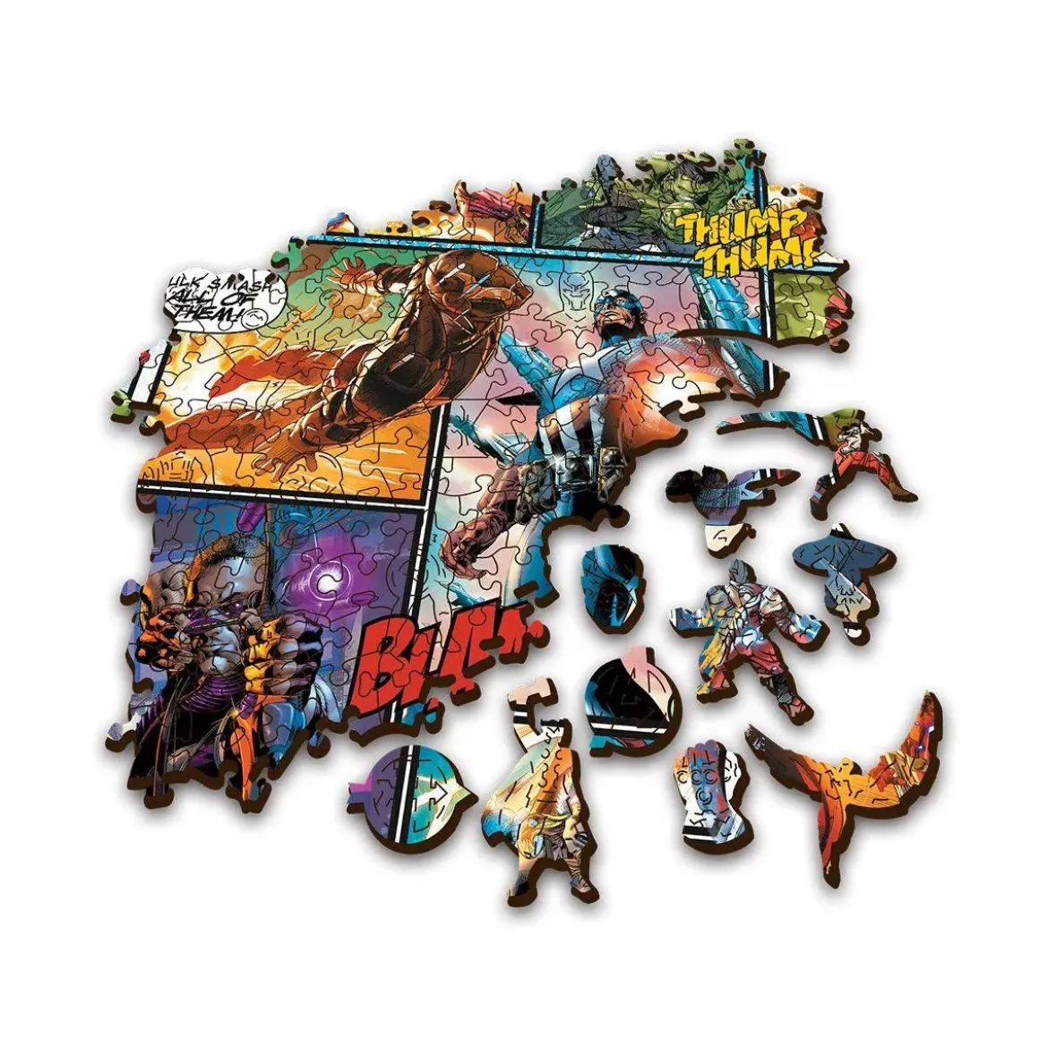 Puzzle Wood Craft Marvel Comics - 1000 pièces