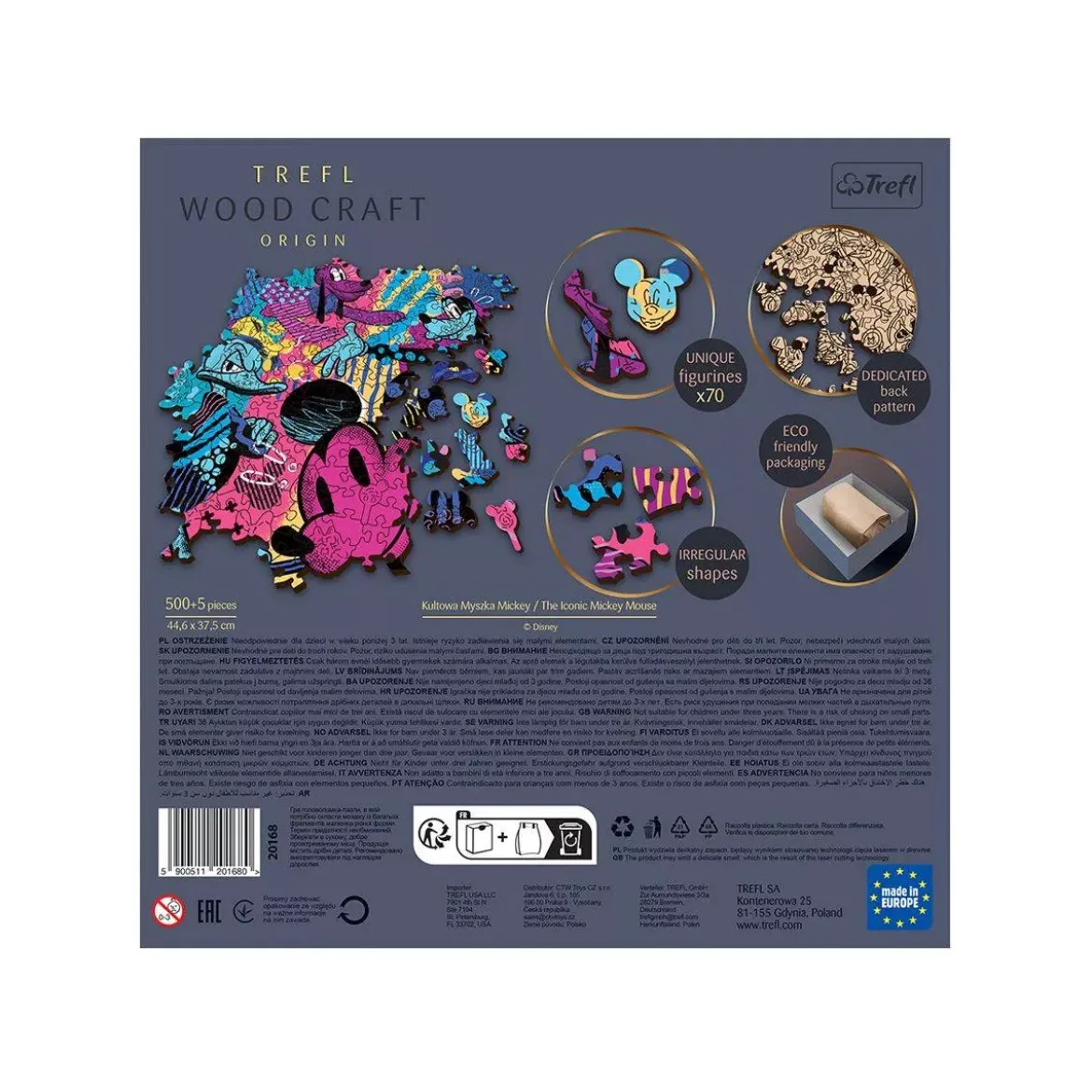 Puzzle Wood Craft Mickey Mouse - 500 pièces