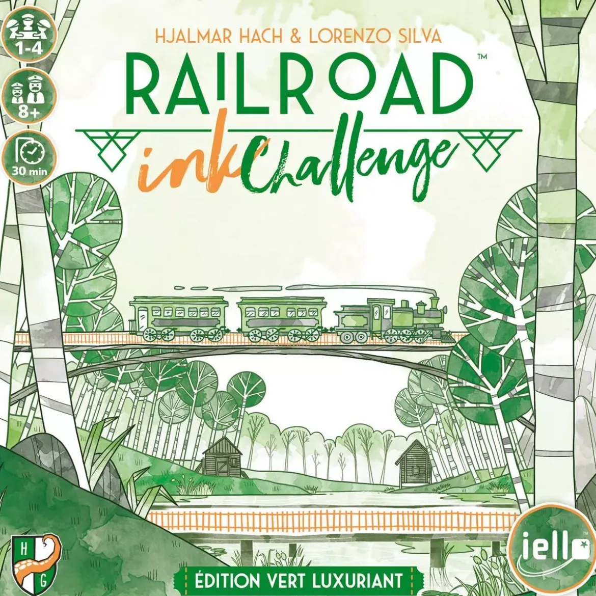 Railroad Ink Challenge Vert Luxuriant