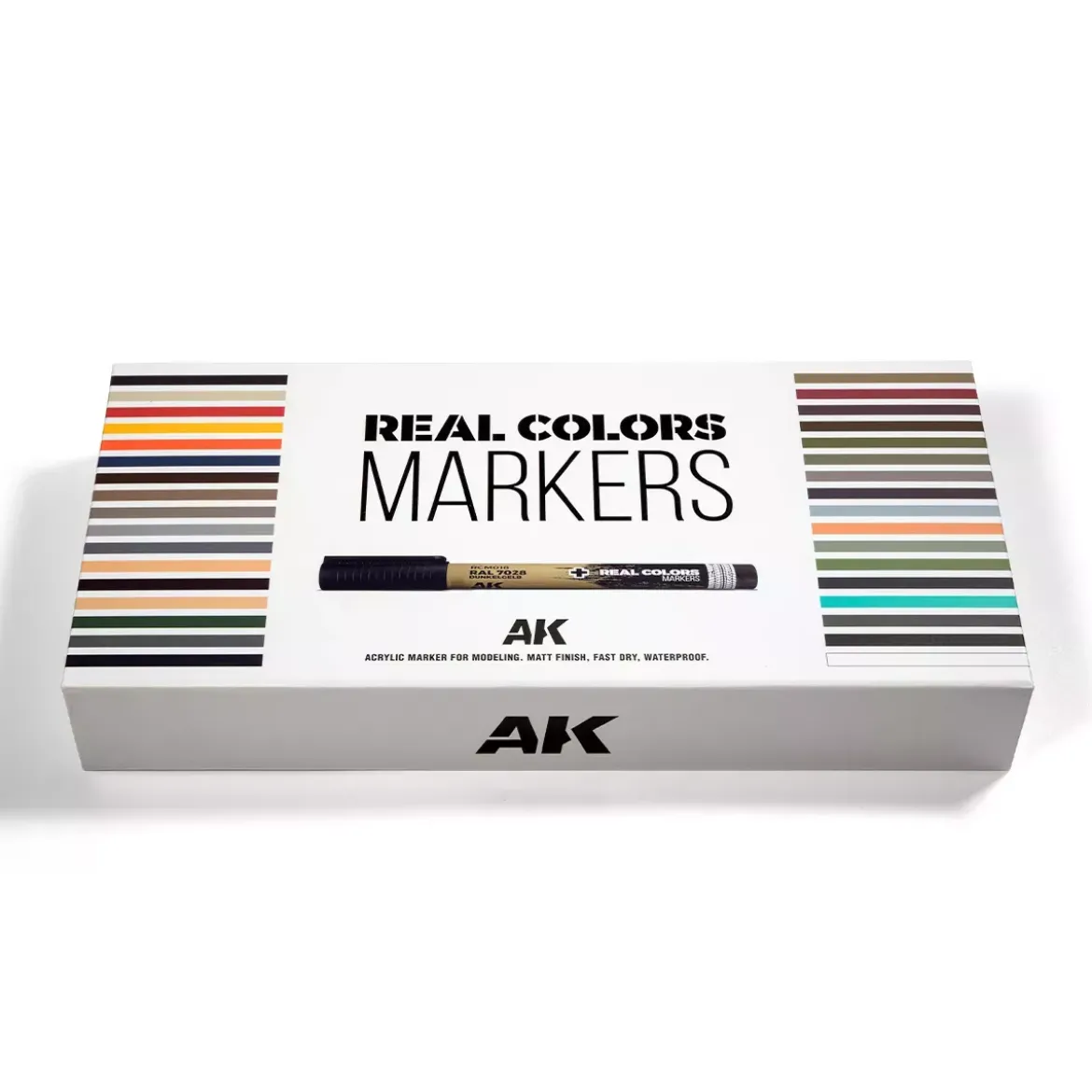 Real Colors Markers Set : Special Box 34 Couleurs - AK Interactive
