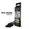 Real Colors Markers Set : WWII Axis Aircraft Squiggle Camouflage Colors - AK Interactive