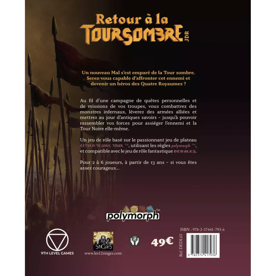 Retour à la Tour Sombre : Le Jeu de Rôle