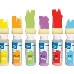 Rouleau de peinture à la craie Set 6 couleurs - Alldoro