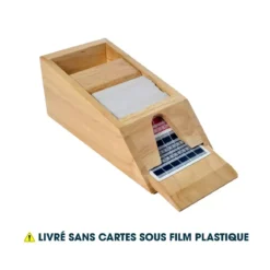 Sabot en Bois pour Cartes
