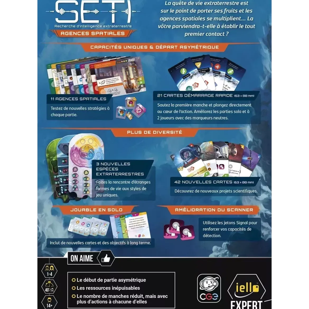 SETI : Agences Spatiales - Extension