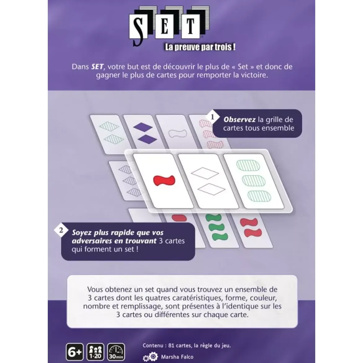 Set - La preuve par trois