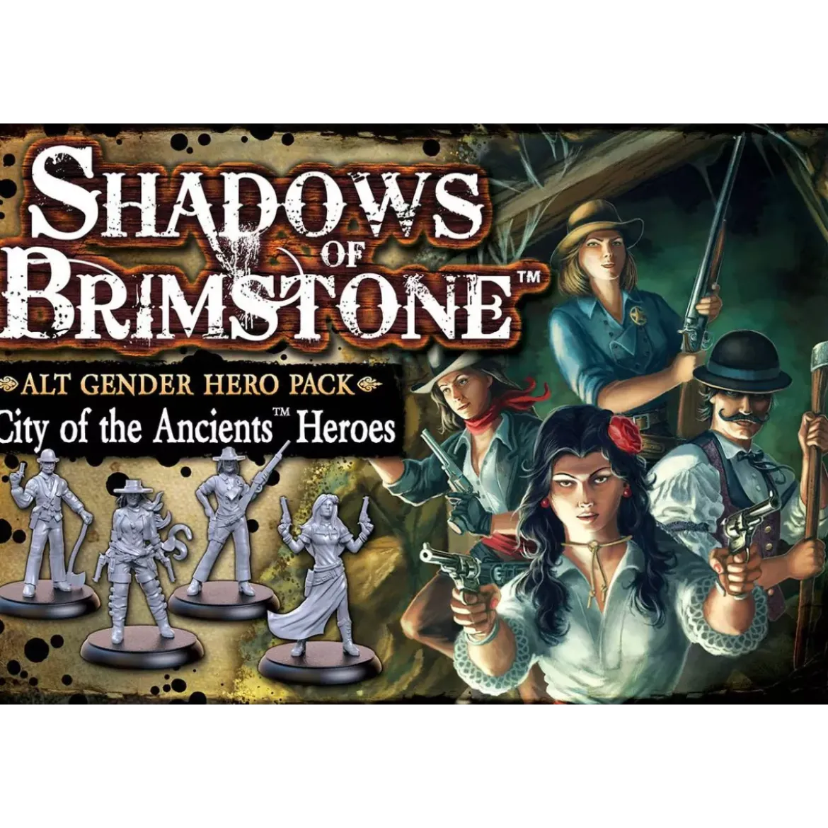 Shadows of Brimstone : City of the Ancients - Alt Gender Hero Pack - Version Anglaise