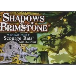 Shadows of Brimstone : Scourge Rats with Rat Nest - Enemy Pack - Version Anglaise