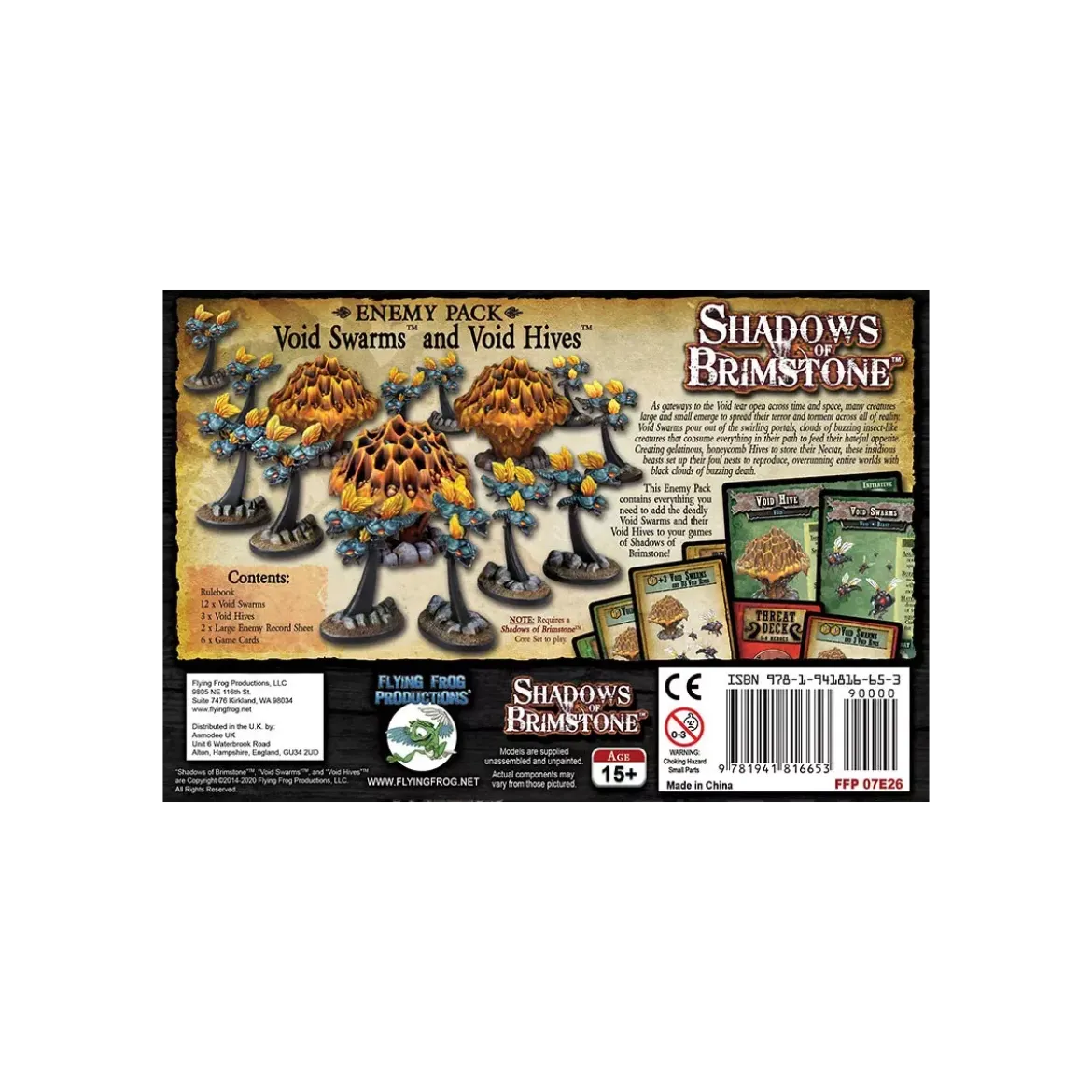 Shadows of Brimstone : Void Swarms and Void Hives - Enemy Pack - Version Anglaise