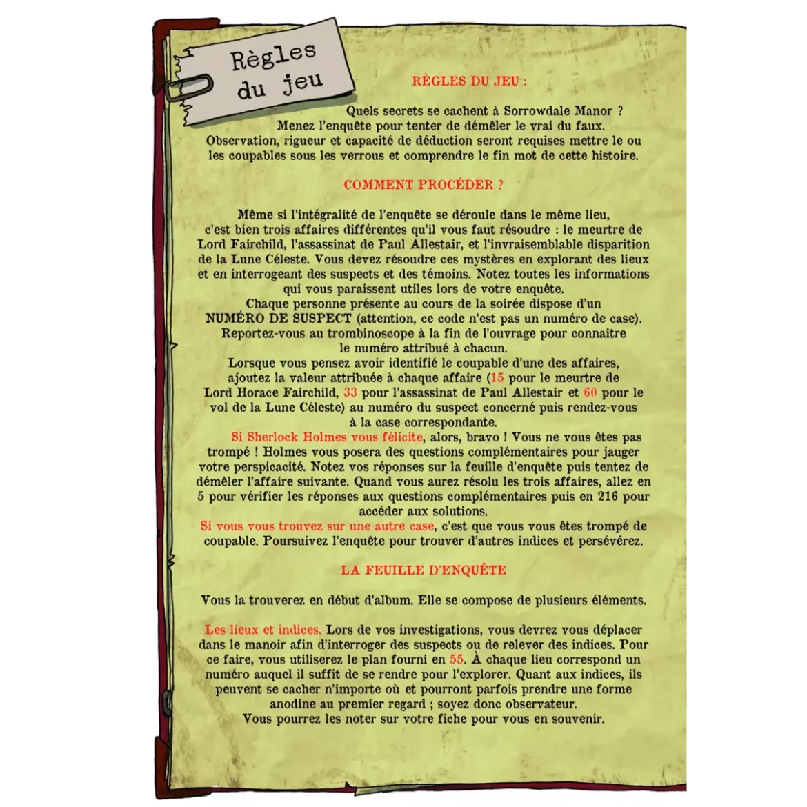 Sherlock Holmes - Mystères à Sorrowdale Manor : La BD dont vous êtes le héros