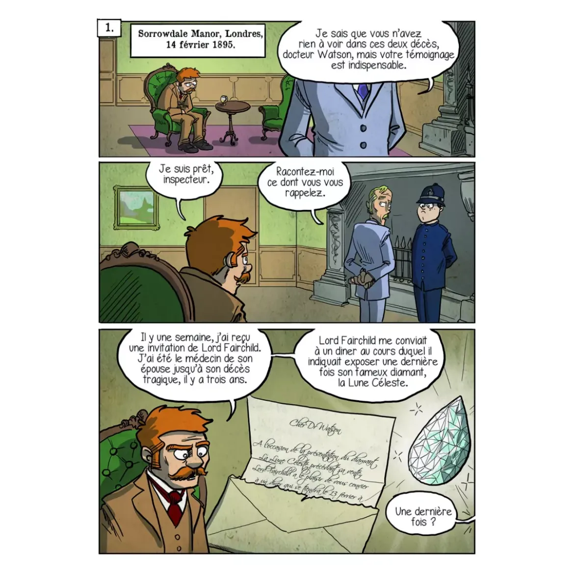 Sherlock Holmes - Mystères à Sorrowdale Manor : La BD dont vous êtes le héros
