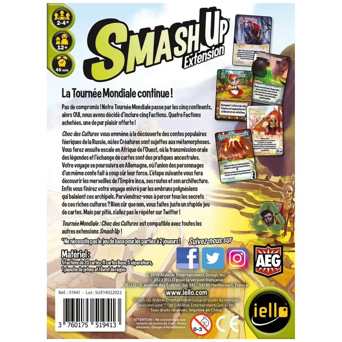 Smash Up - Tournée Mondiale : Choc des Cultures - Extension