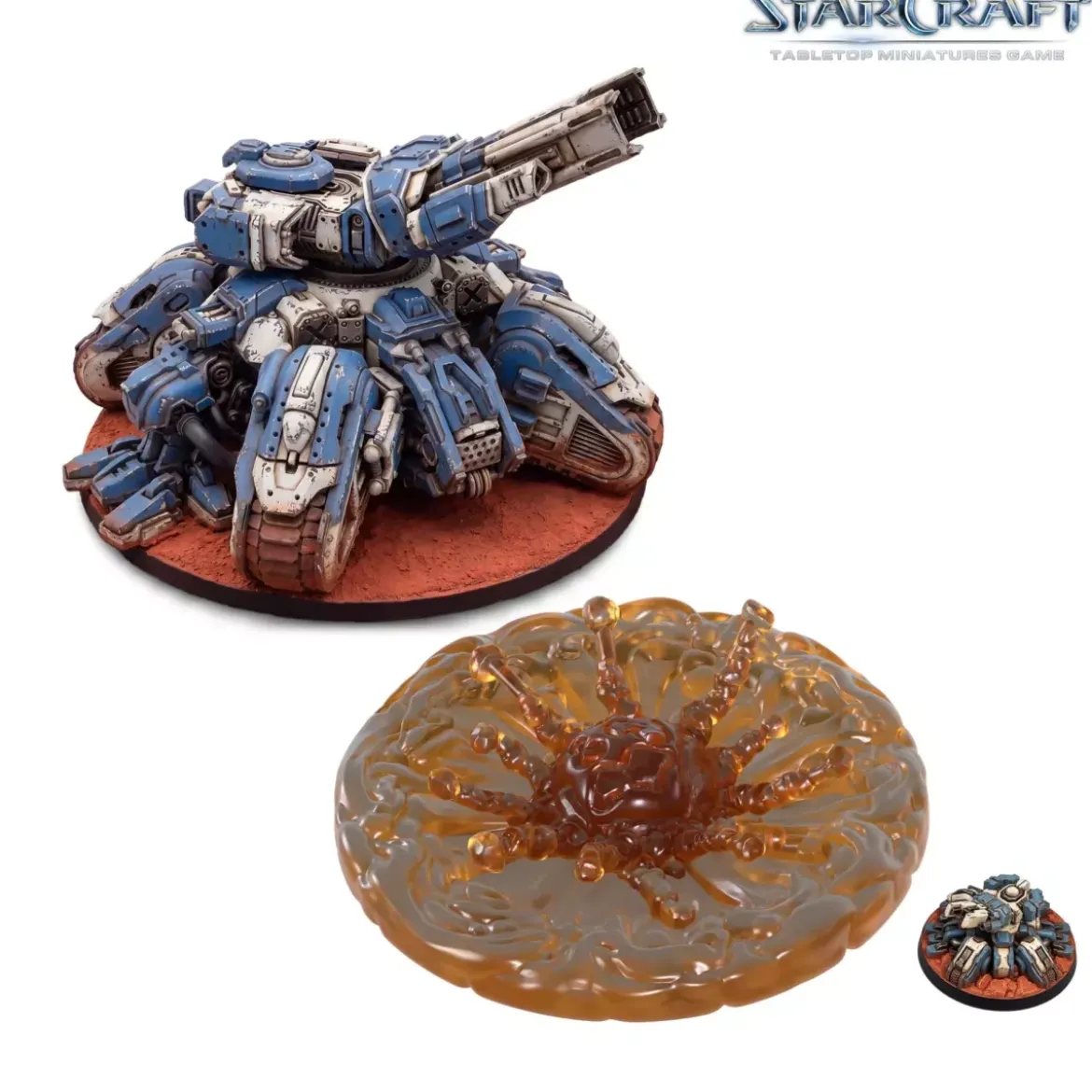StarCraft - Tabletop Miniatures Game - Siege Tank - Terran Expansion Set - Version Anglaise