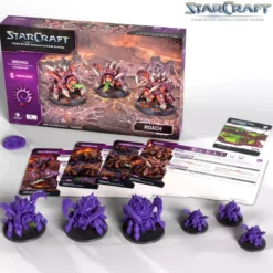 StarCraft - Tabletop Miniatures Game - Roach - Zerg Expansion Set - Version Anglaise