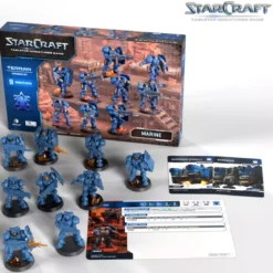 StarCraft - Tabletop Miniatures Game - Marine - Terran Expansion Set - Version Anglaise