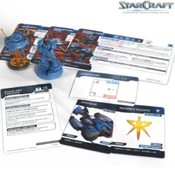StarCraft - Tabletop Miniatures Game - Jim Raynos & Point Defense Drone - Terran Hero Expansion Set - Version Anglaise